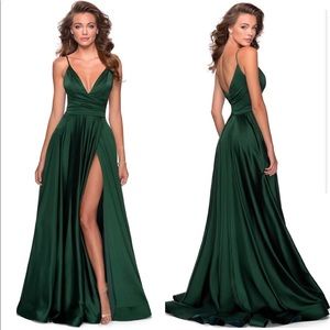 La Femme Green Dress